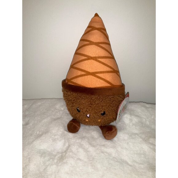 GiggleScape Other - Giggle Scape NEW  Chocolate toffee ice cream cone Plush Toy
